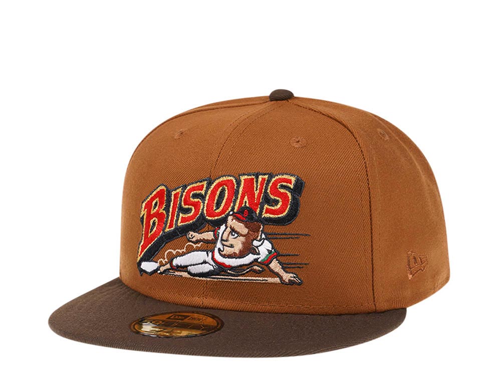 New Era Buffalo Bisons Bourbon and Suede Edition 59Fifty Fitted Cap